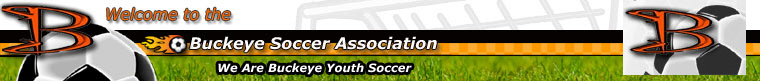 Buckeye Soccer Association banner